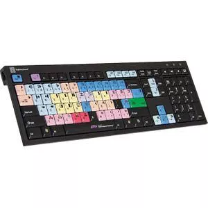 Logickeyboard LKBU-MCOM4-BJPU-US Avid Media Composer PC Nero Line US Keyboard