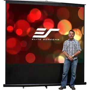 Elite Screens FM100V Elite Screens ezCinema 2, Portable Manual Floor Pull Up Projector