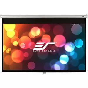 Elite Screens M120XWH2-E24 Manual Series, 120-INCH 16:9, Pull Down Manual Projector Screen