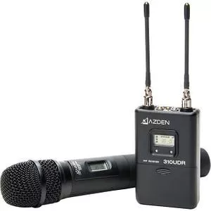 Azden 310HT UHF Wireless Mic System with Handheld Mic Transmitter