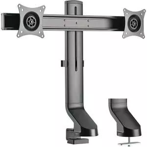Tripp Lite DDR1727DC Dual-Display Monitor Arm w/ Desk Clamp Height Adjustable 17-27in