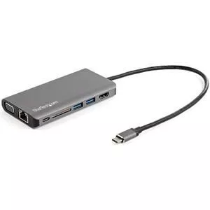 StarTech DKT30CHVAUSP USB C Adapter 100W PD, 3x USB, SD, GbE, Audio