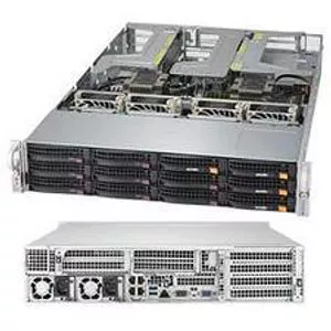 Supermicro SYS-6029UZ-TR4+ 2U Rack - 2x LGA-3647 - 12x 3.5" Bays - 1600W PSU Server
