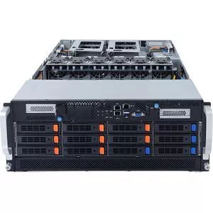 GIGABYTE G492-Z50 4U Rack Barebone - 3x 80 PLUS 2200 W PSU - 2x AMD EPYC 7002 - 10x PCIe GPU