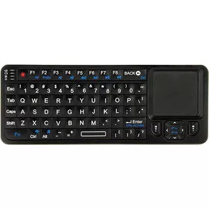 VisionTek 900507 CANDYBOARD Wireless 2.4GHZ RF Mini QWERTY Keyboard with Universal IR TV Remote