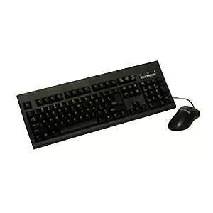 KeyTronic KT800P2M 104 Key Black Keyboard & PS/2 Optical Mouse Combo